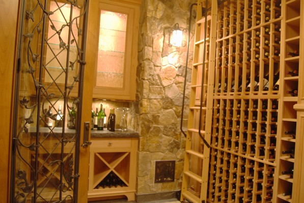 Traditional Alder Wine Cellar